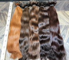 Wefts ambre 12 and DB4 Color GVA hair - GVA hair