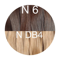 Raw cut hair Ambre 6 and DB4 Color GVA hair - GVA hair