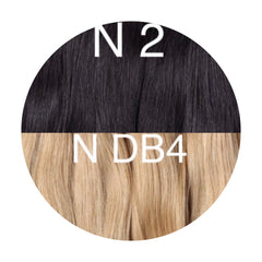 Raw cut hair Ambre 2 and DB4 Color GVA hair - GVA hair