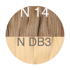 Micro links ambre 14 and DB3 Color GVA hair - GVA hair