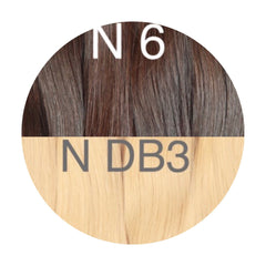 Raw cut hair Ambre 6 and DB3 Color GVA hair - GVA hair