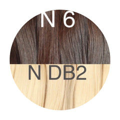 Micro links ambre 6 and DB2 Color GVA hair - GVA hair