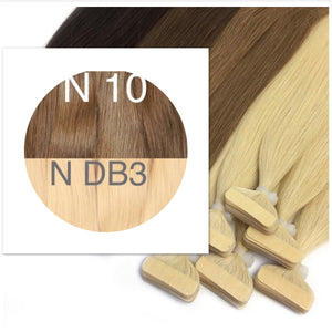 Tapes ambre Color 10 and DB3 GVA hair - GVA hair