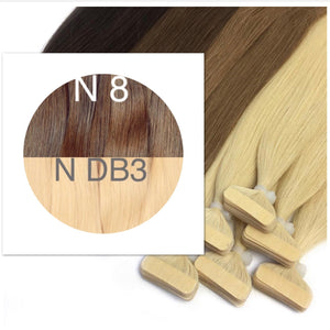 Tapes ambre Color 8 and DB3 GVA hair - GVA hair