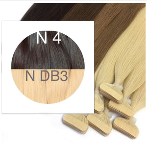 Tapes ambre Color 4 and DB3 GVA hair - GVA hair