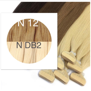 Tapes ambre Color 12 and DB2 GVA hair - GVA hair