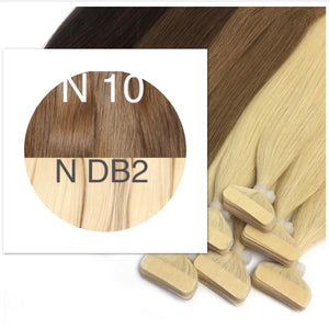 Tapes ambre Color 10 and DB2 GVA hair - GVA hair