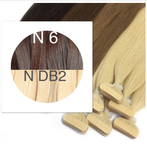 Tapes ambre Color 6 and DB2 GVA hair - GVA hair
