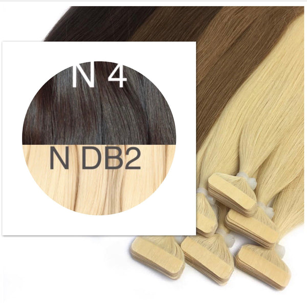 Tapes ambre Color 4 and DB2 GVA hair - GVA hair