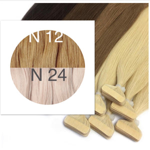 Tapes ambre Color 12 and 24 GVA hair - GVA hair