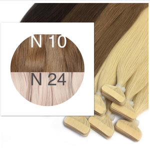 Tapes ambre Color 10 and 24 GVA hair - GVA hair