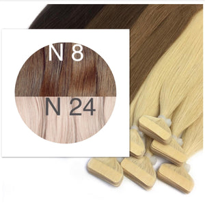 Tapes ambre Color 8 and 24 GVA hair - GVA hair