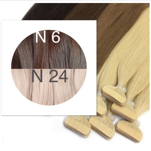 Tapes ambre Color 6 and 24 GVA hair - GVA hair