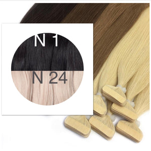 Tapes ambre Color 1 and 24 GVA hair - GVA hair