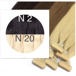 Tapes ambre Color 2 and 20 GVA hair - GVA hair