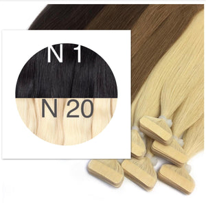 Tapes ambre Color 1 and 20 GVA hair - GVA hair