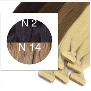 Tapes ambre Color 2 and 14 GVA hair - GVA hair