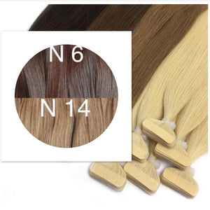 Tapes ambre Color 6 and 14 GVA hair - GVA hair