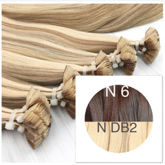 Micro links ambre 6 and DB2 Color GVA hair - GVA hair