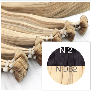 Hot Fusion ambre 2 and DB2 Color GVA hair - GVA hair