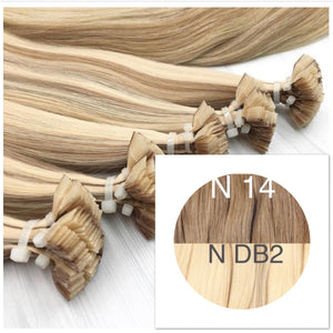 Hot Fusion ambre 14 and DB2 Color GVA hair - GVA hair