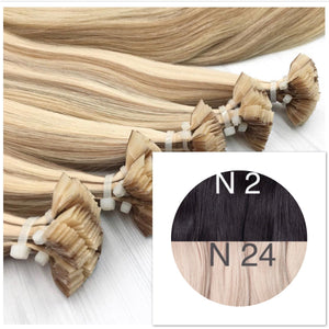 Hot Fusion ambre 2 and 24 Color GVA hair - GVA hair