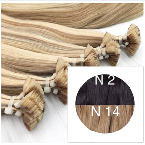 Hot Fusion ambre 2 and 14 Color GVA hair - GVA hair