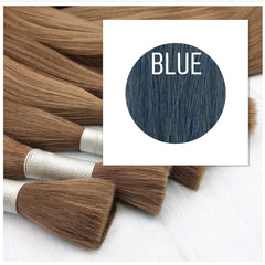 Raw cut hair Color Blue GVA hair - GVA hair