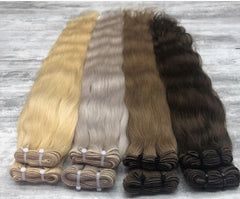 Wefts ambre 6 and DB4 Color GVA hair - GVA hair