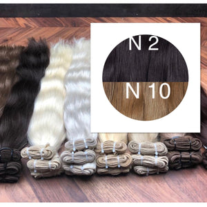 Wefts ambre 2 and 10 Color GVA hair - GVA hair