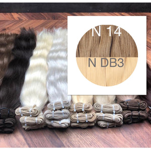 Wefts ambre 14 and DB3 Color GVA hair - GVA hair