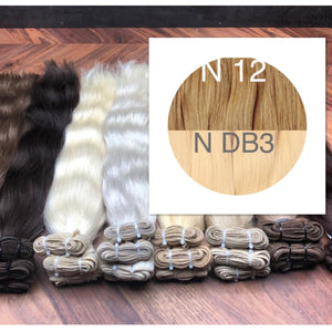 Wefts ambre 12 and DB3 Color GVA hair - GVA hair