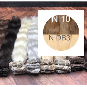 Wefts ambre 10 and DB3 Color GVA hair - GVA hair