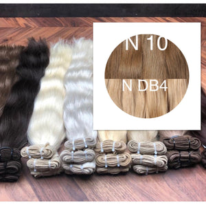 Wefts ambre 10 and DB4 Color GVA hair - GVA hair