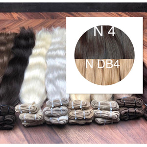 Wefts ambre 4 and DB4 Color GVA hair - GVA hair