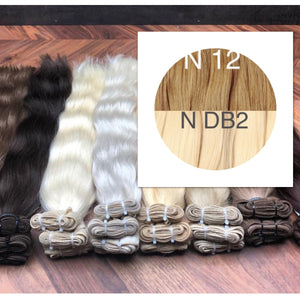 Wefts ambre 12 and DB2 Color GVA hair - GVA hair