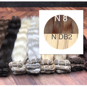 Wefts ambre 8 and DB2 Color GVA hair - GVA hair