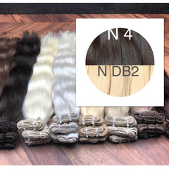 Wefts ambre 4 and DB2 Color GVA hair - GVA hair