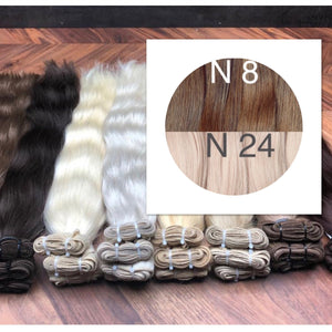 Wefts ambre 8 and 24 Color GVA hair - GVA hair