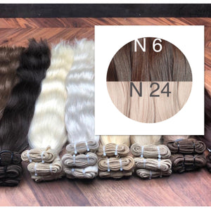 Wefts ambre 6 and 24 Color GVA hair - GVA hair
