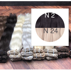 Wefts ambre 2 and 24 Color GVA hair - GVA hair