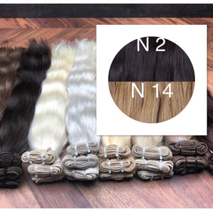 Wefts ambre 2 and 14 Color GVA hair - GVA hair