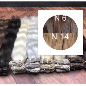 Wefts ambre 6 and 14 Color GVA hair - GVA hair