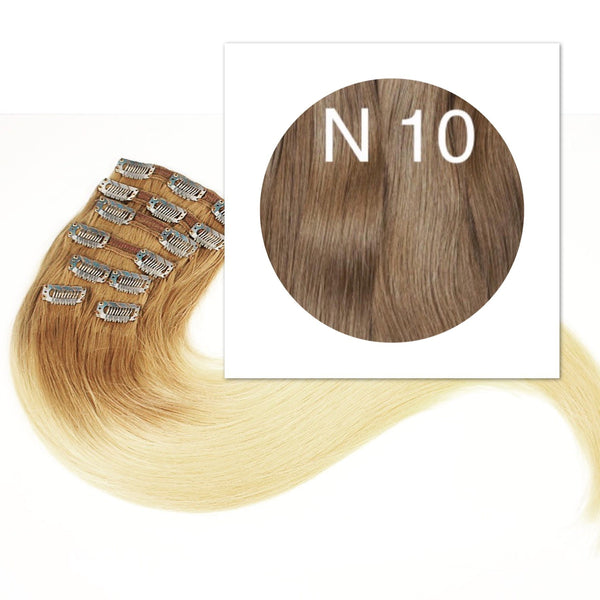 Clips and Ponytail Color 10 GVA hair - GVA hair