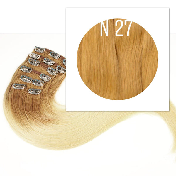 Clips and Ponytail Color 27 GVA hair - GVA hair