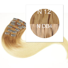Clips and Ponytail Ambre 12 and DB4 Color GVA hair - GVA hair
