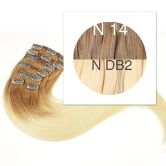 Clips and Ponytail Ambre 14 and DB2 Color GVA hair - GVA hair