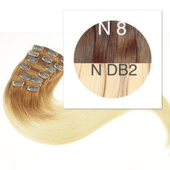 Clips and Ponytail Ambre 8 and DB2 Color GVA hair - GVA hair
