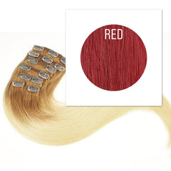 Clips and Ponytail Color Red GVA hair - GVA hair