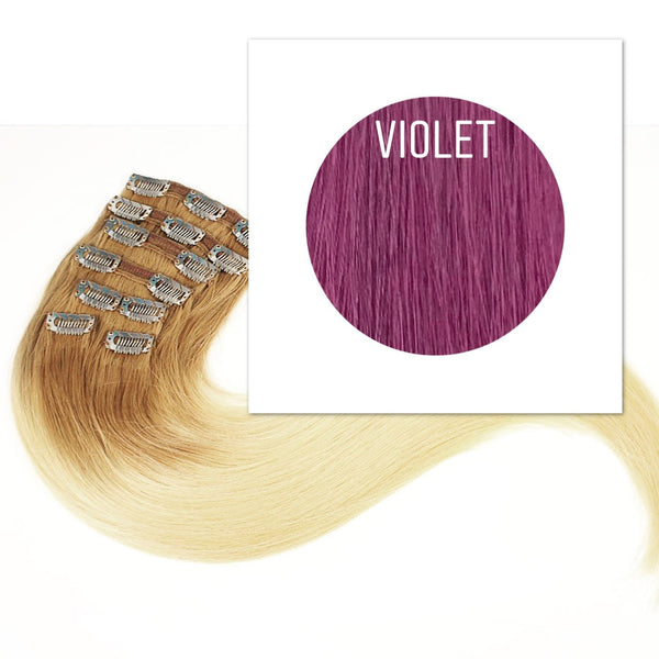 Clips and Ponytail Color Violet GVA hair - GVA hair